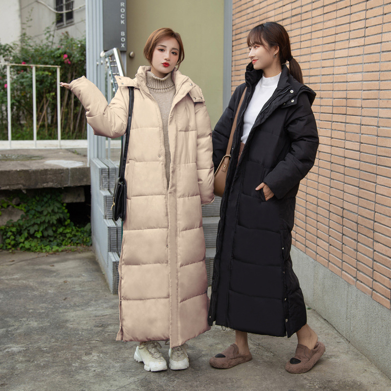 Long Padded Hooded Women's Jacket