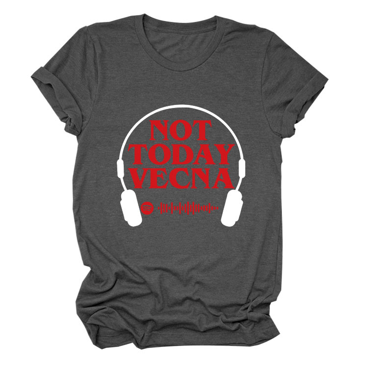 Summer Round Neck Letter Short Sleeve T-Shirt 7