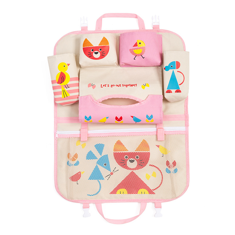 Cartoon car storage bag seat hanging bag 10