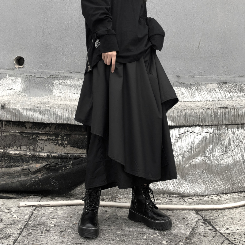 Wide-Leg Hakama Skirt for Women 4