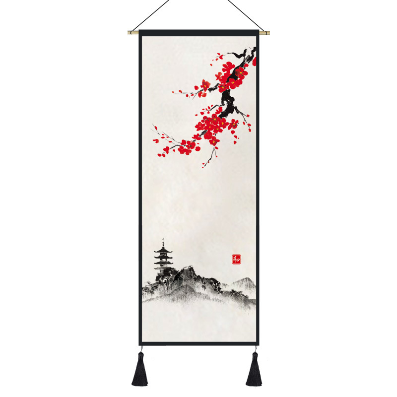Cloth Painting Living Room Wall Decoration Painting Porch Tapestry Homestay Hanging Cloth 6