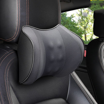 Car Electric Headrest Car Seat Electric Lumbar Cushion Memory Foam Lumbar Support Massage Headrest Lumbar Cushion Set 6