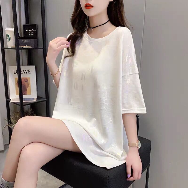 Korean Print Plus Size Summer T-Shirt 3