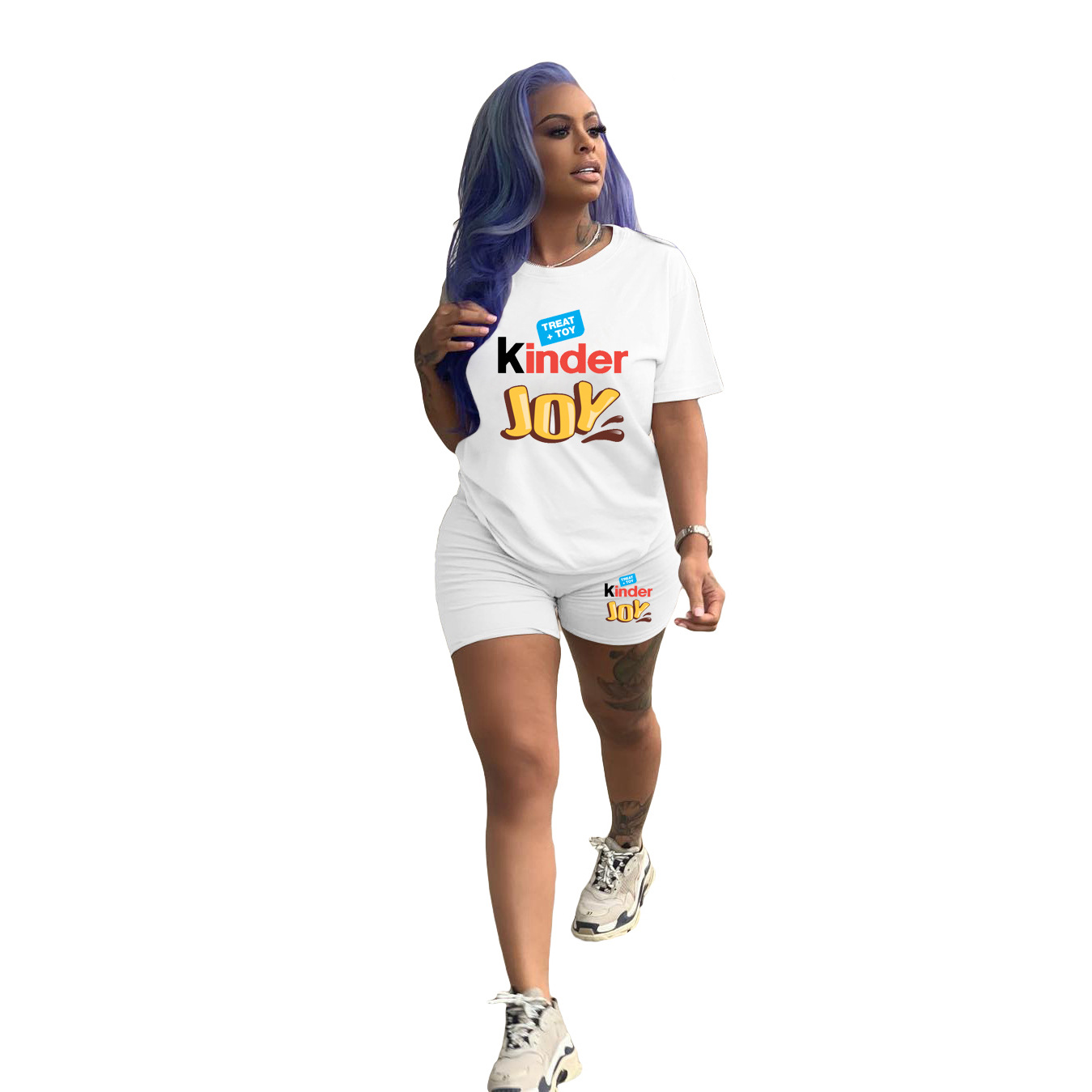 Women's Casual Solid Color Two-Piece Set 7