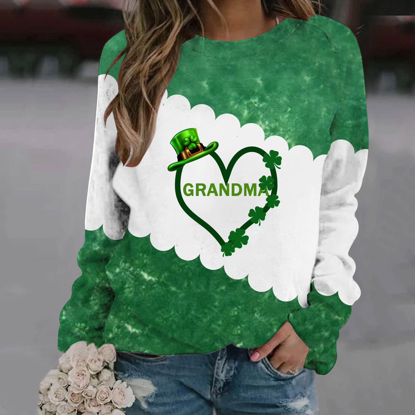 Women's St. Patrick's Day 3D Print Sweatshirt