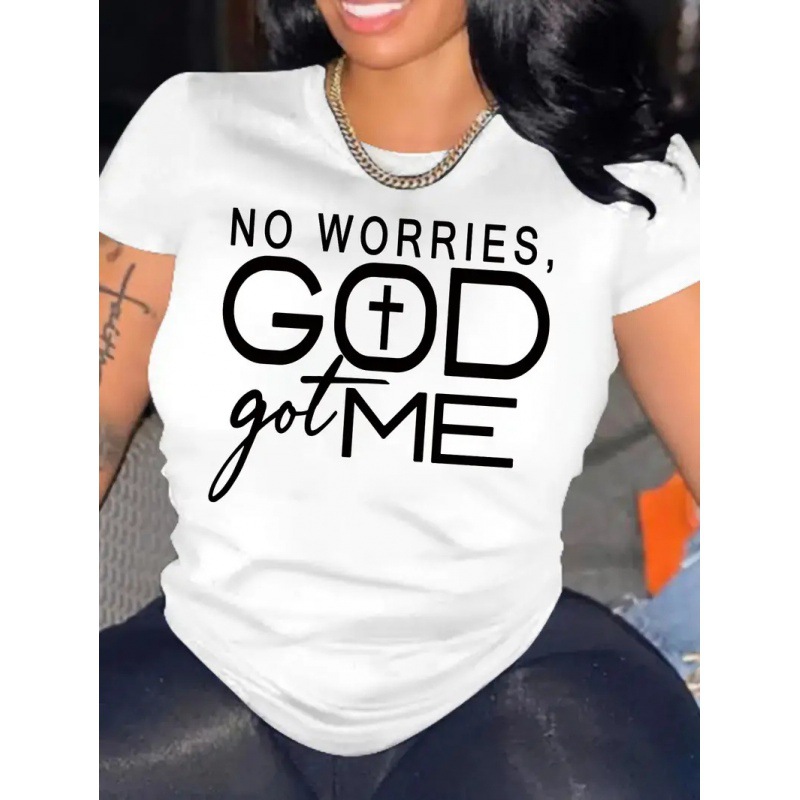 Cute Retro Minimalist Plus Size Graphic Tee 9