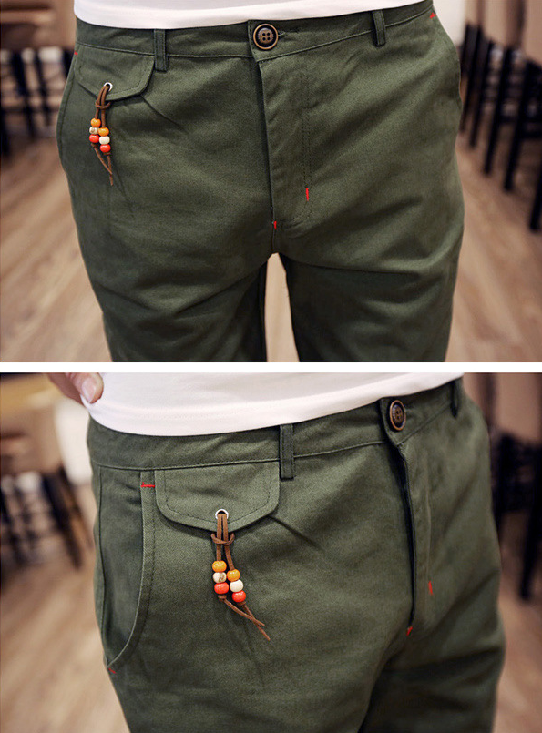 Men's Korean Slim Fit Casual Pants 4