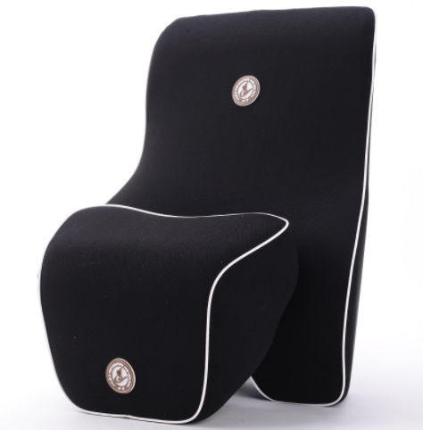 Car Memory Cotton Lumbar Suit Pillow Back Pad Waist Car Interior Seat Four Seasons Universal New Slow Rebound 4