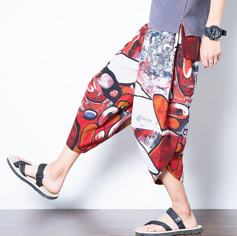 Retro Large Size Elephant Pants 10