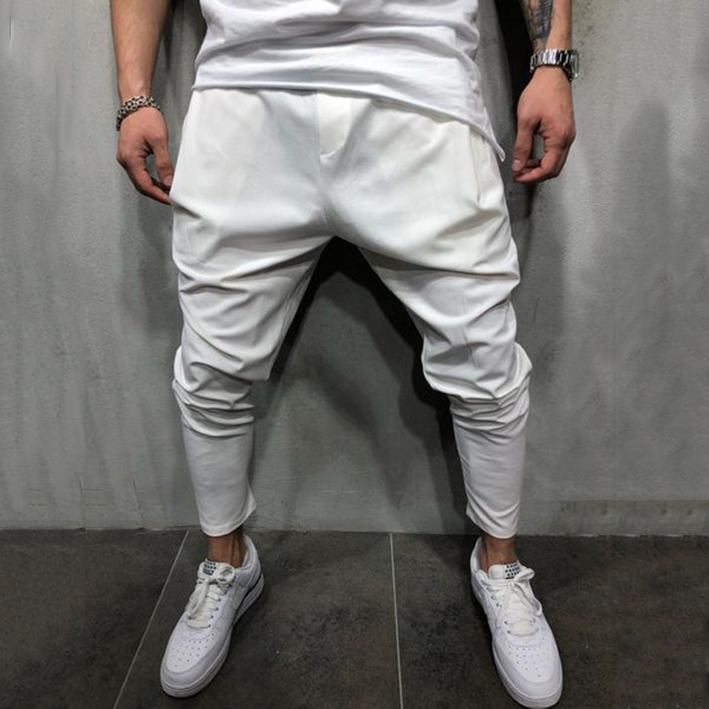 Solid Color Jogging Pants 3