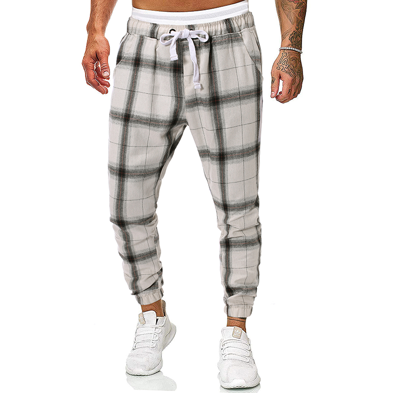 Casual Checkered Trousers 4