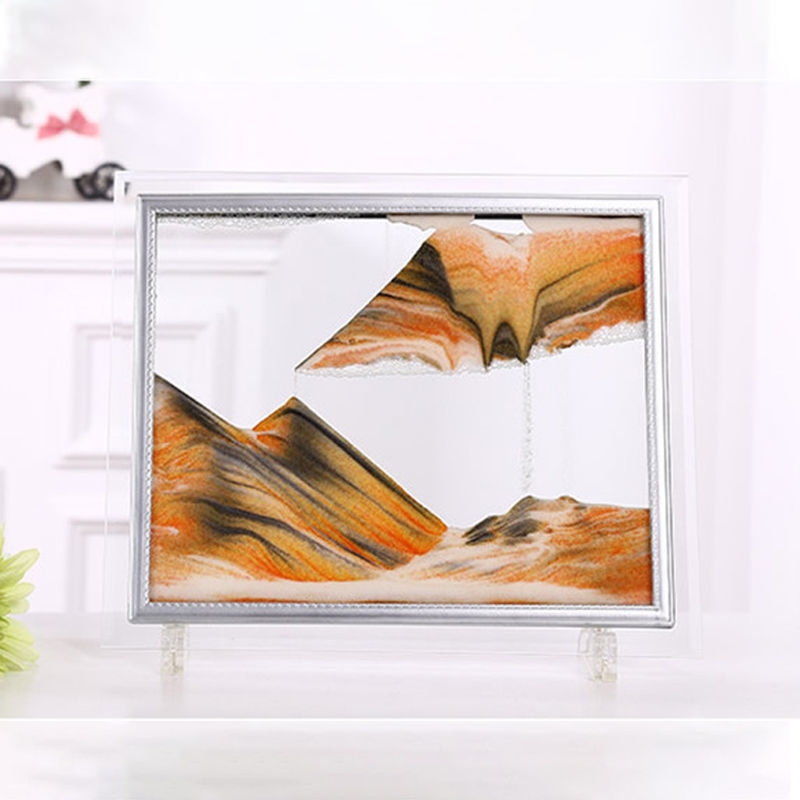Landscape Painting Glass Quicksand Painting 4