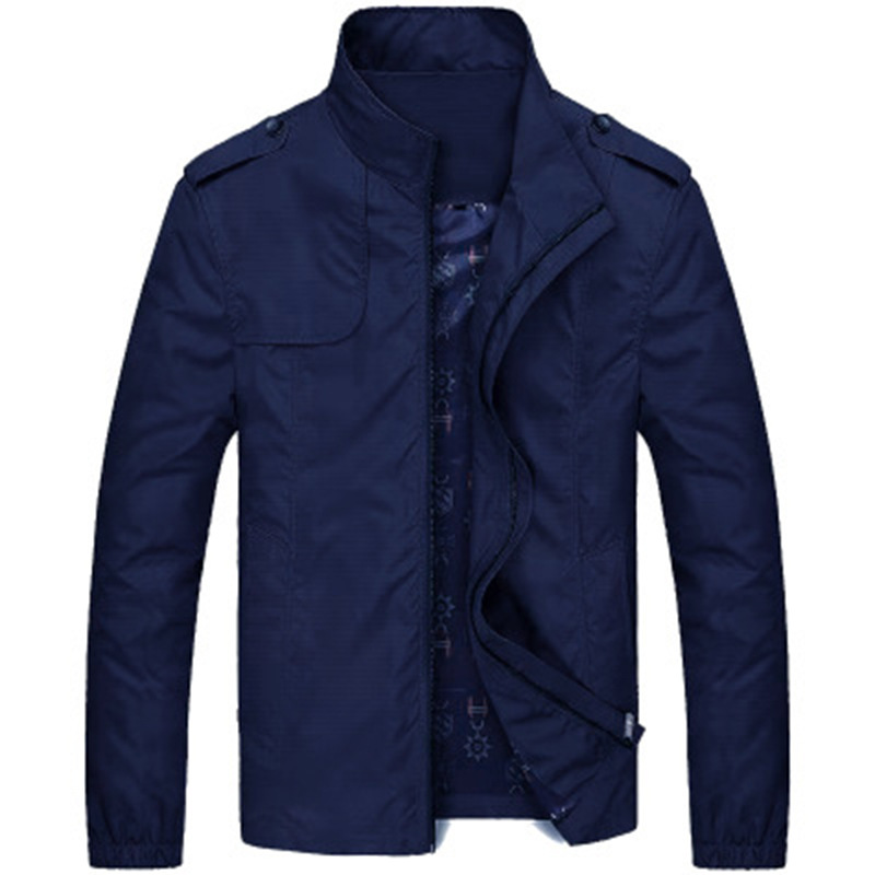 Men's Fashion Casual Stand-Collar Jacket