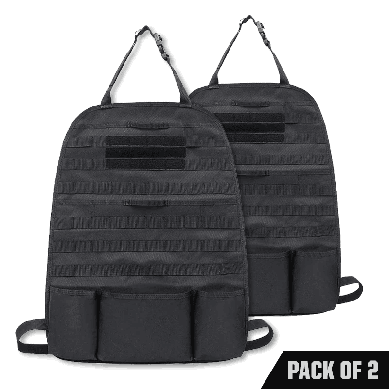 Multi-function Tactical Universal Car Back Seat Organizer Cover Bag 6