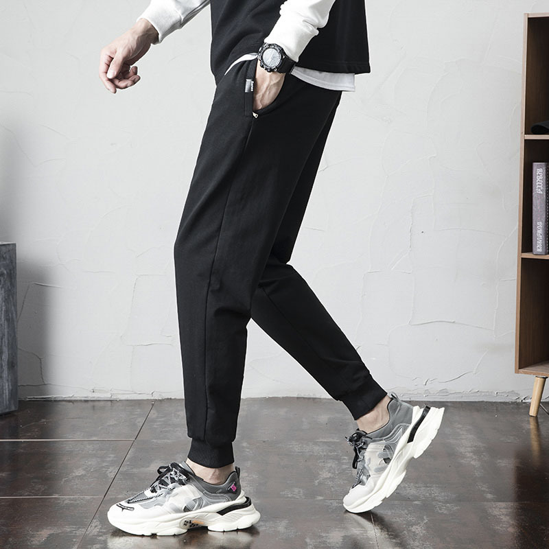 Cotton Sweatpants with Loose Cuffs 2