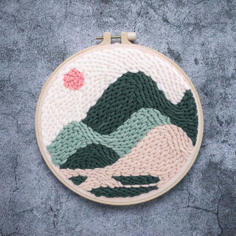 Hand-embroidered DIY Material Package Poke Poke Set 3
