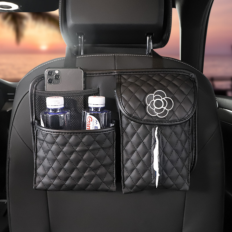 Car Storage Paper Towel Chair Back Storage Bag 2