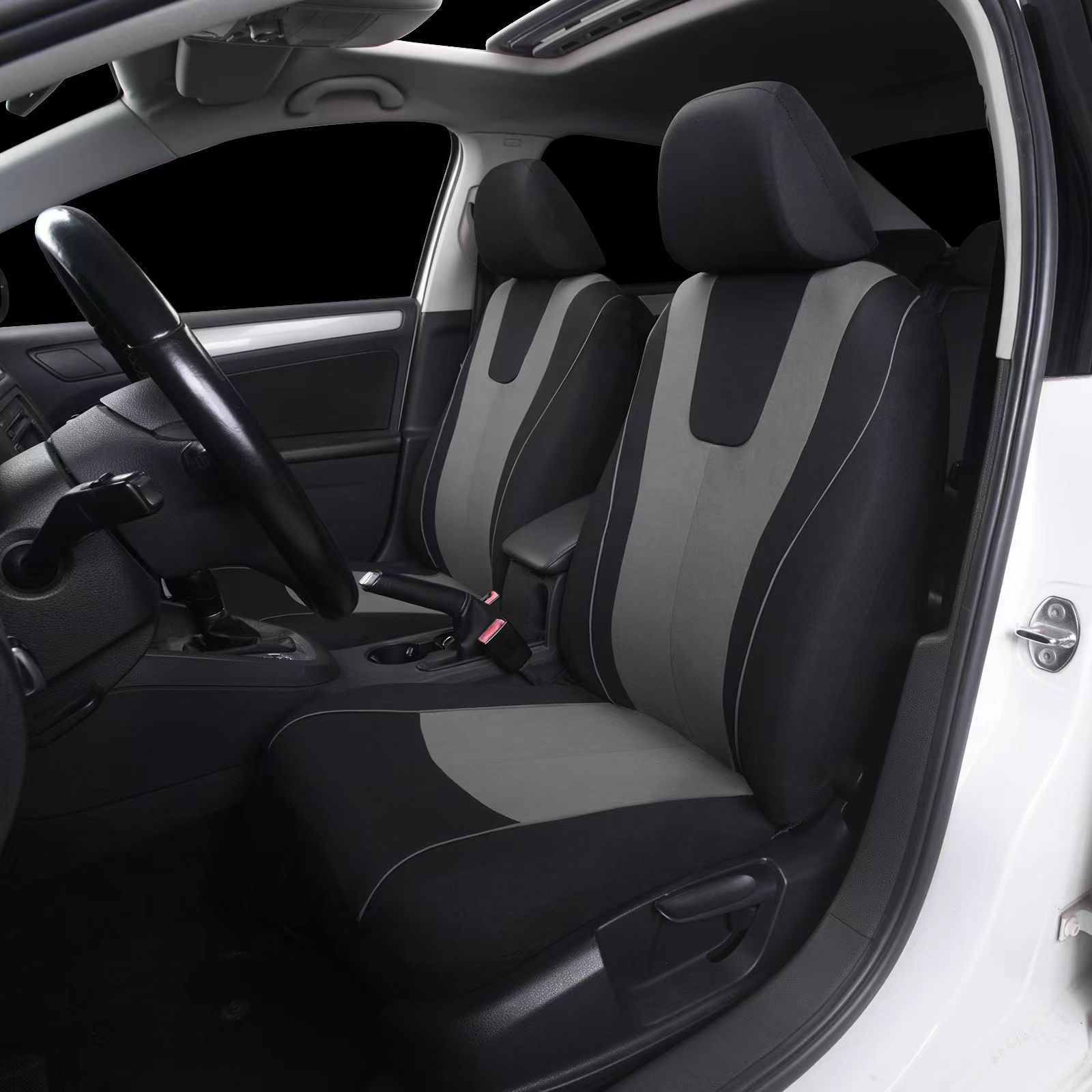 5-Seat Car Seat Cover, Classic And Timeless Design, Thin 2mm Thickness, Suitable For All Seasons 2