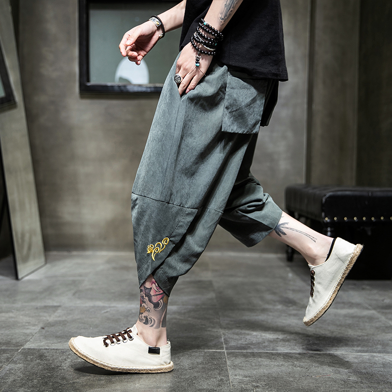 Ice Silk Harem Pants 10