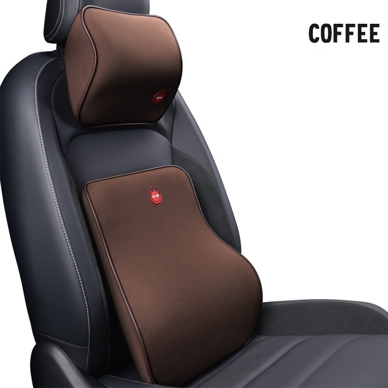 Car Headrest Neck Protector Backrest Car Seat Pillow Lumbar Pillow Memory Foam 10