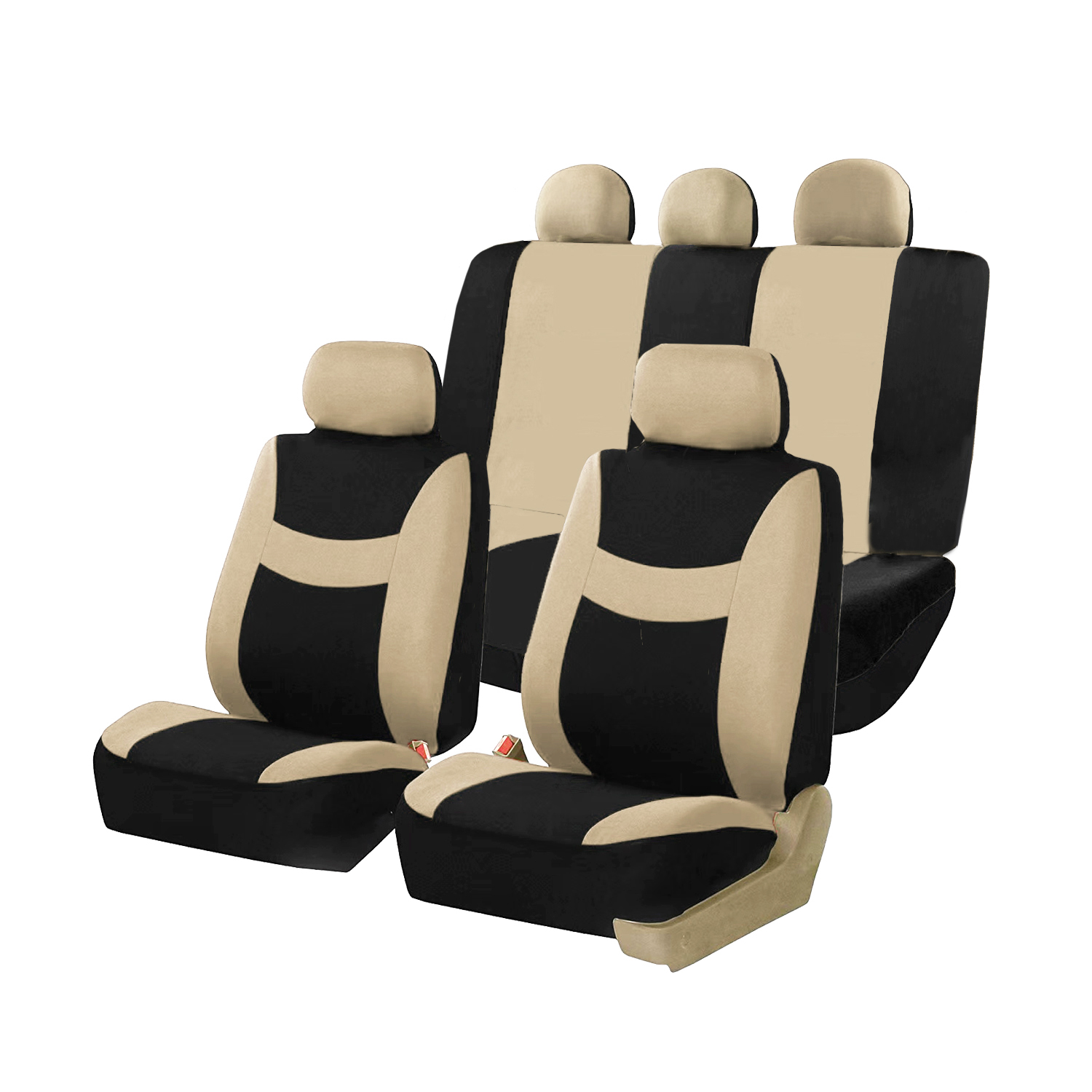 5-Seat Car Seat Cover, Classic And Timeless Design, Thin 2mm Thickness, Suitable For All Seasons 5