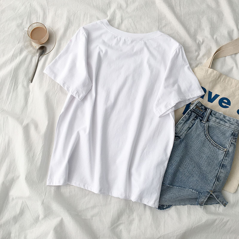 Casual Loose Fit Round Neck T-Shirt 4