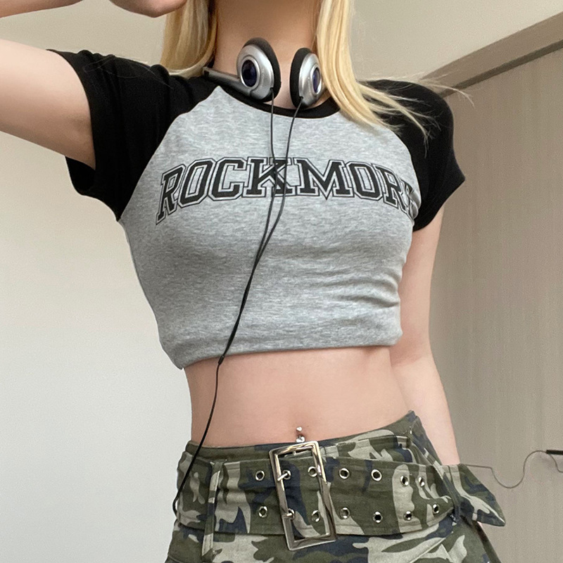 Spicy Girls' Fitted Knit Crop Top 3