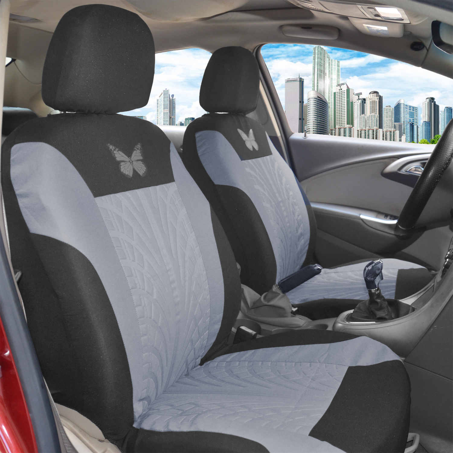 5-Seat Car Seat Cover, Classic And Timeless Design, Thin 2mm Thickness, Suitable For All Seasons 5