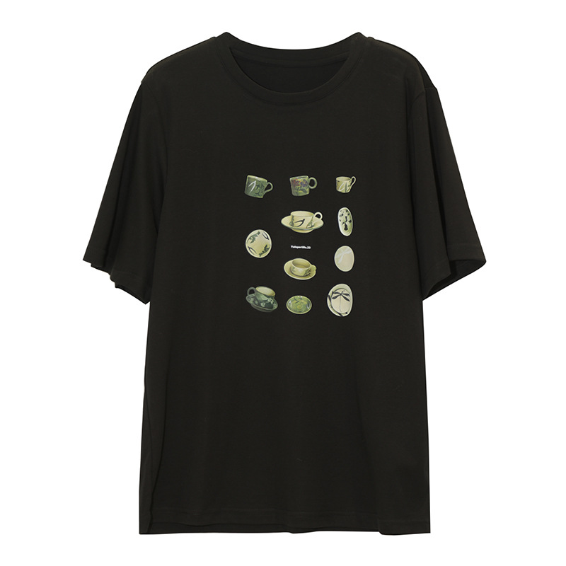Women's Casual Printed Cotton T-Shirt 3