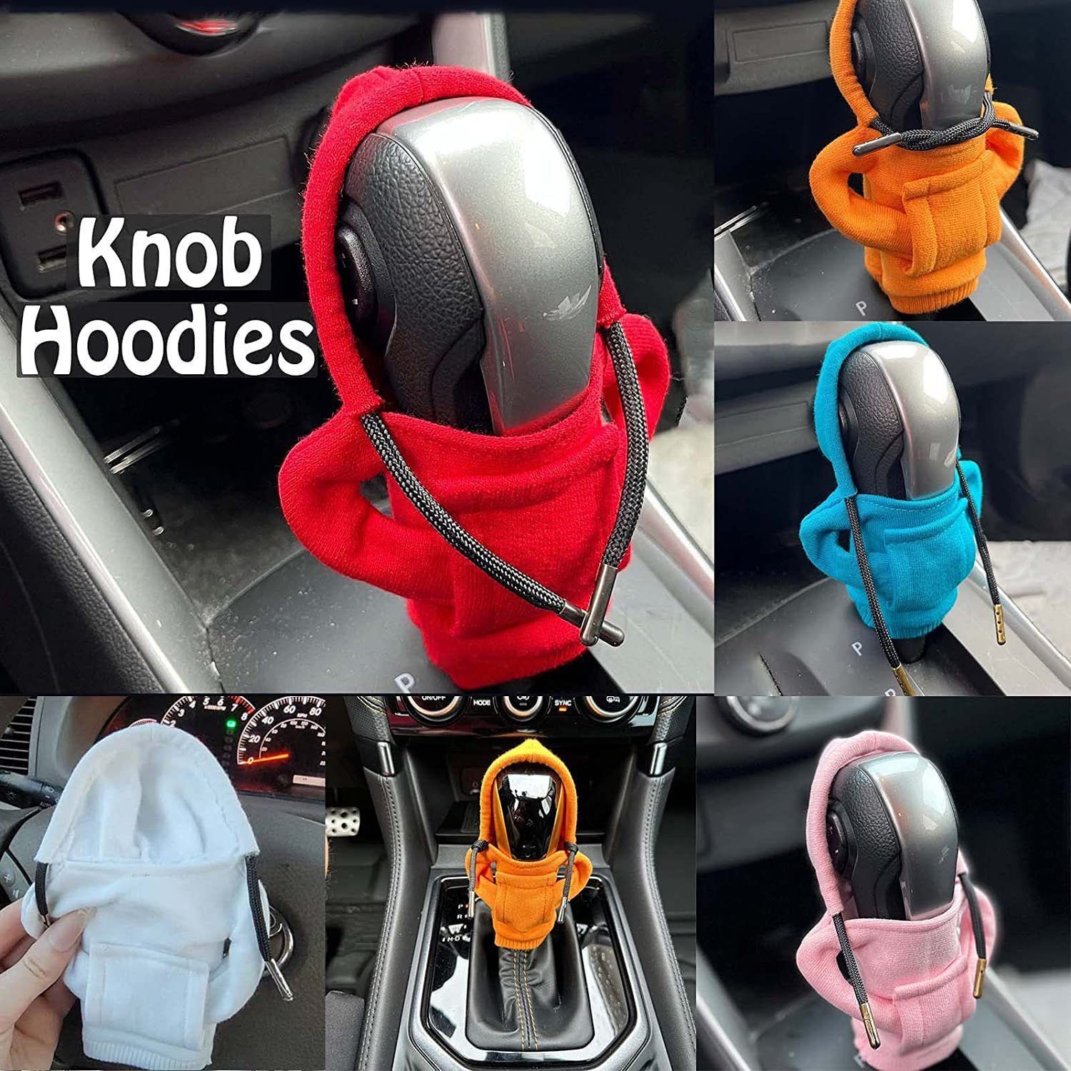 Gear Shift Knob Hoodie Cover Handle Knob Gear Shift Knob Hoodie Cover Manual Or Automatic 9