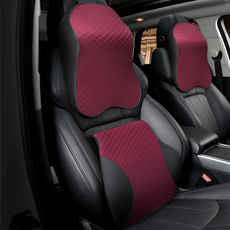 Car Headrest Waist By Breathable Mesh High Resilience 5