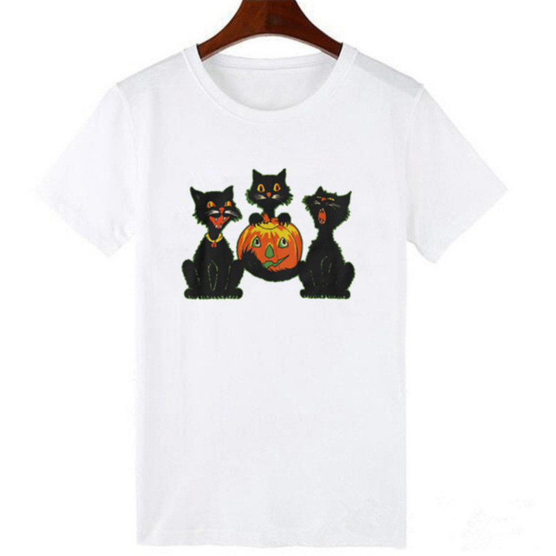 Black Cat Paw Print T-Shirt 2