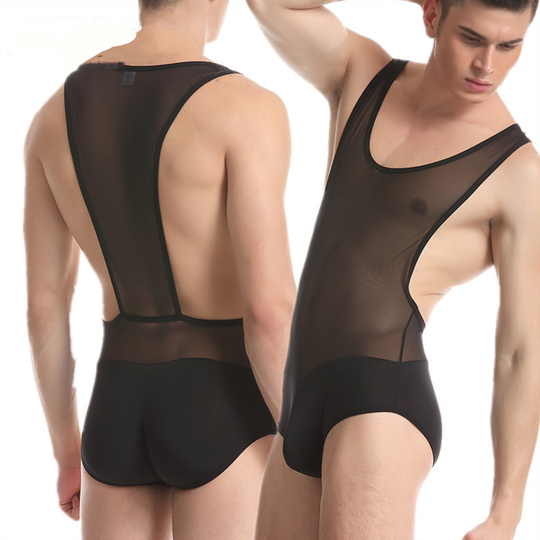 Men's Tulle Mesh Tummy Shapewear