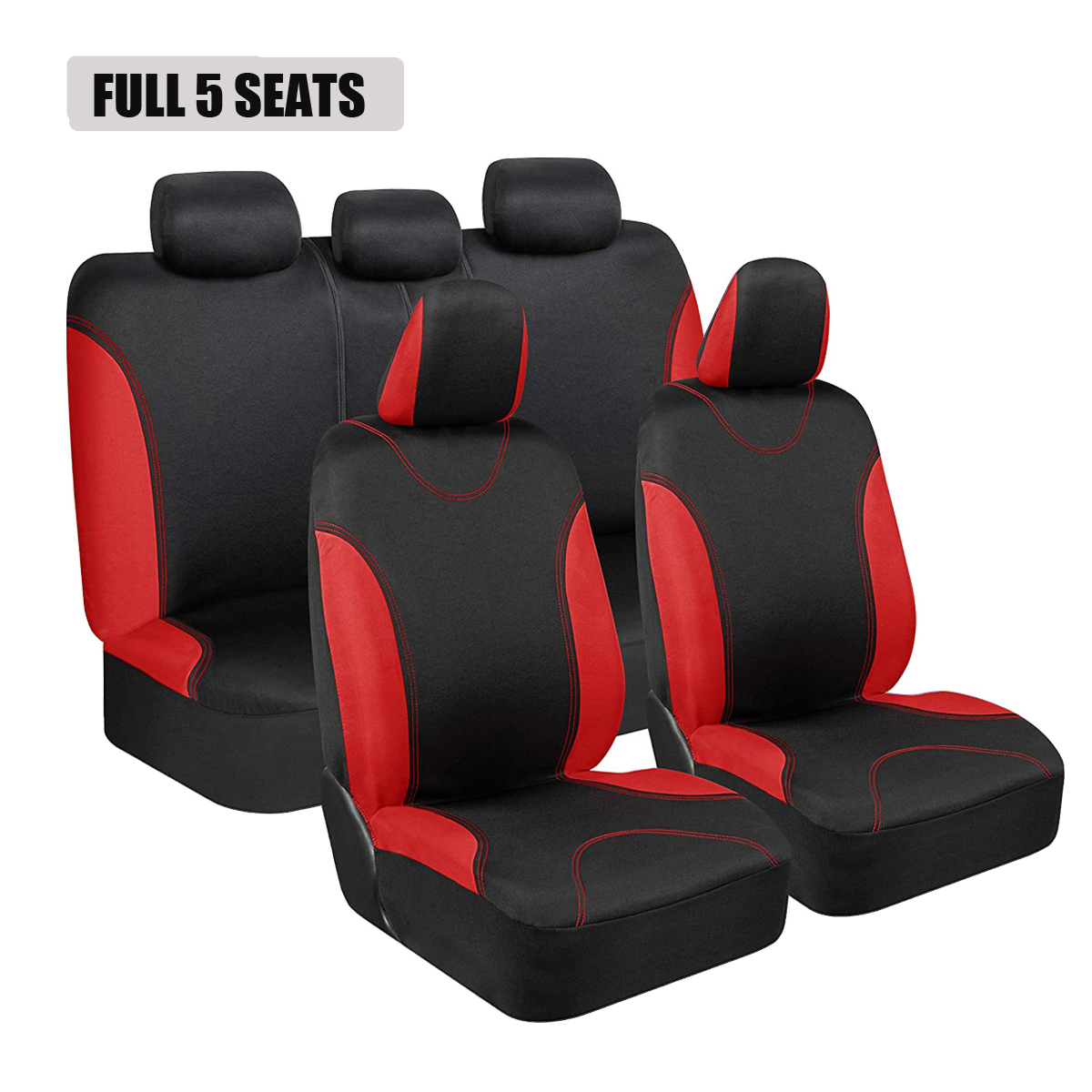 5-Seat Car Seat Cover, Classic And Timeless Design, Thin 2mm Thickness, Suitable For All Seasons 10