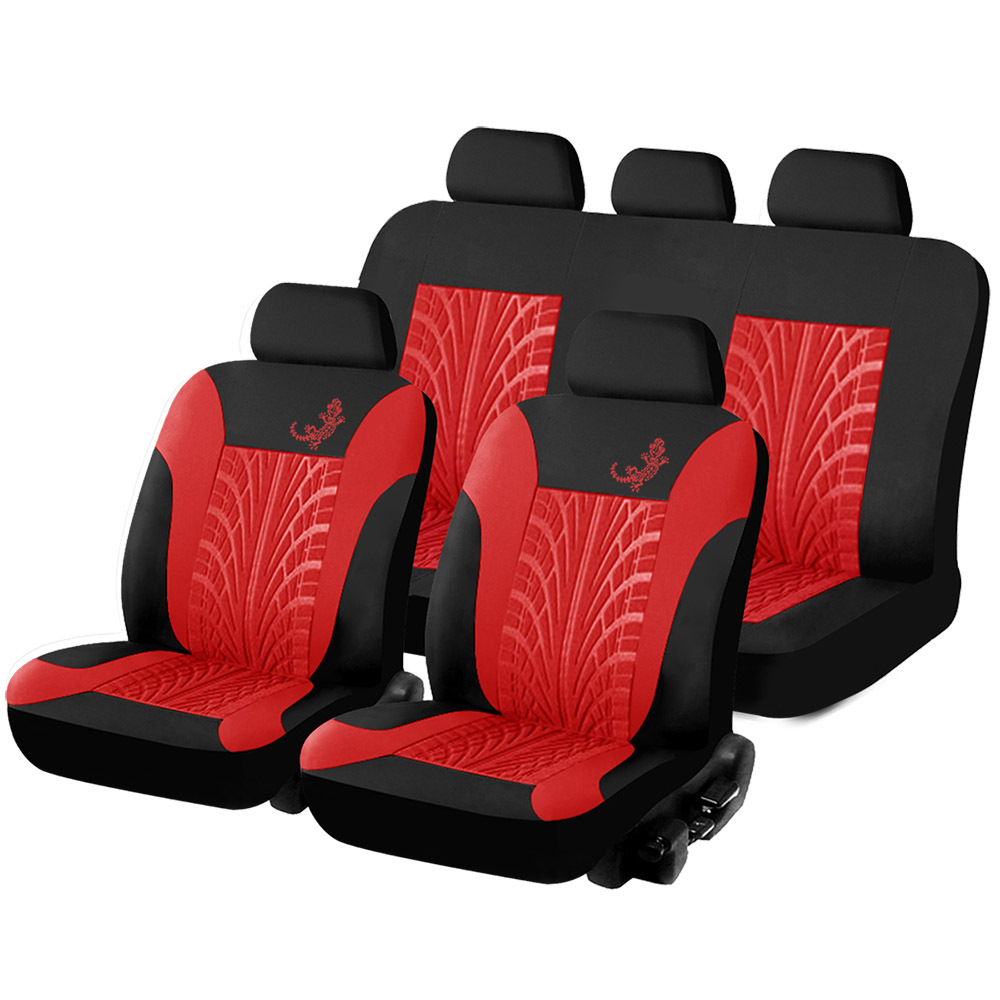 Car Universal Seat Cover 9-piece Gecko Mesh Cloth 3