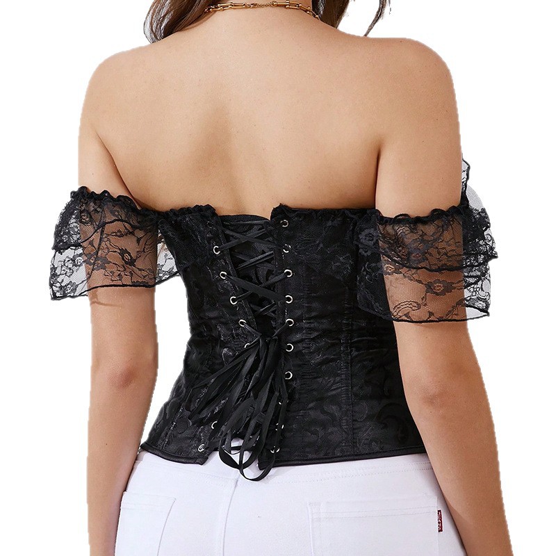 Court-Style Lace Corset Dress 2