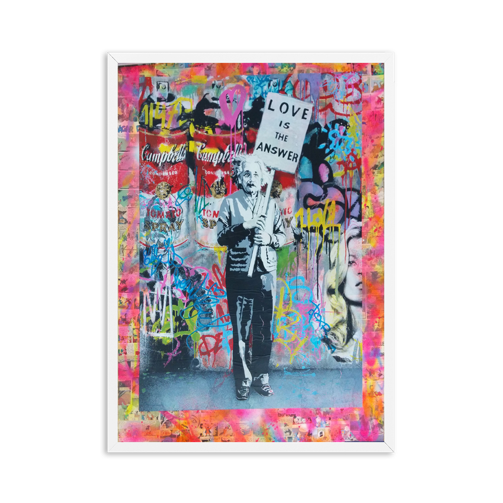 Graffiti Banksy Digital Oil Painting Living Room Bedroom Mural 3