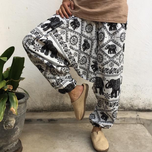 Trendy Plus Size Loose Lantern Pants 9