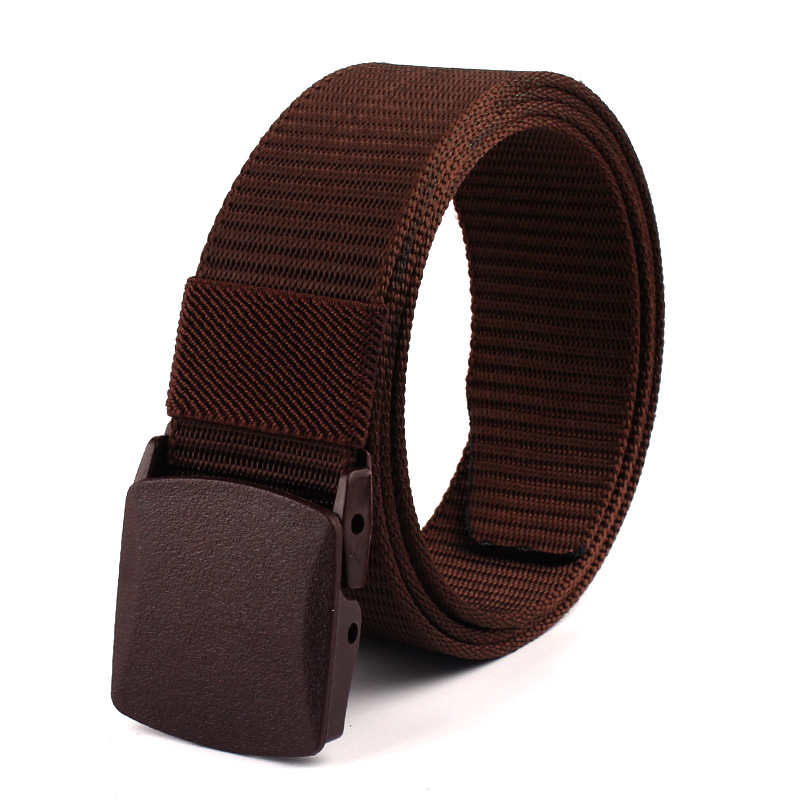 Metal-Free Hypoallergenic Nylon Canvas Belt