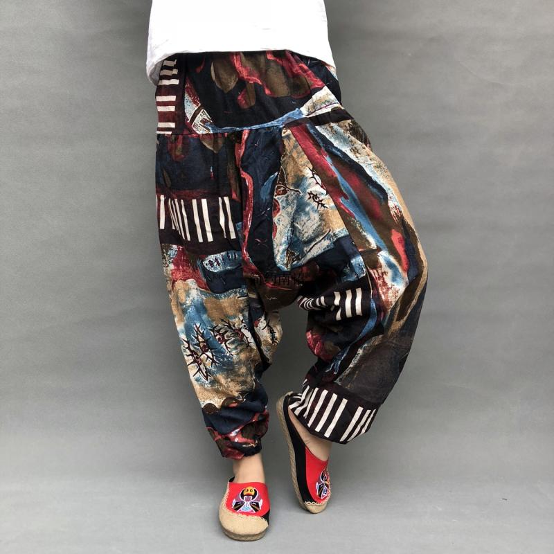 Trendy Plus Size Loose Lantern Pants 7