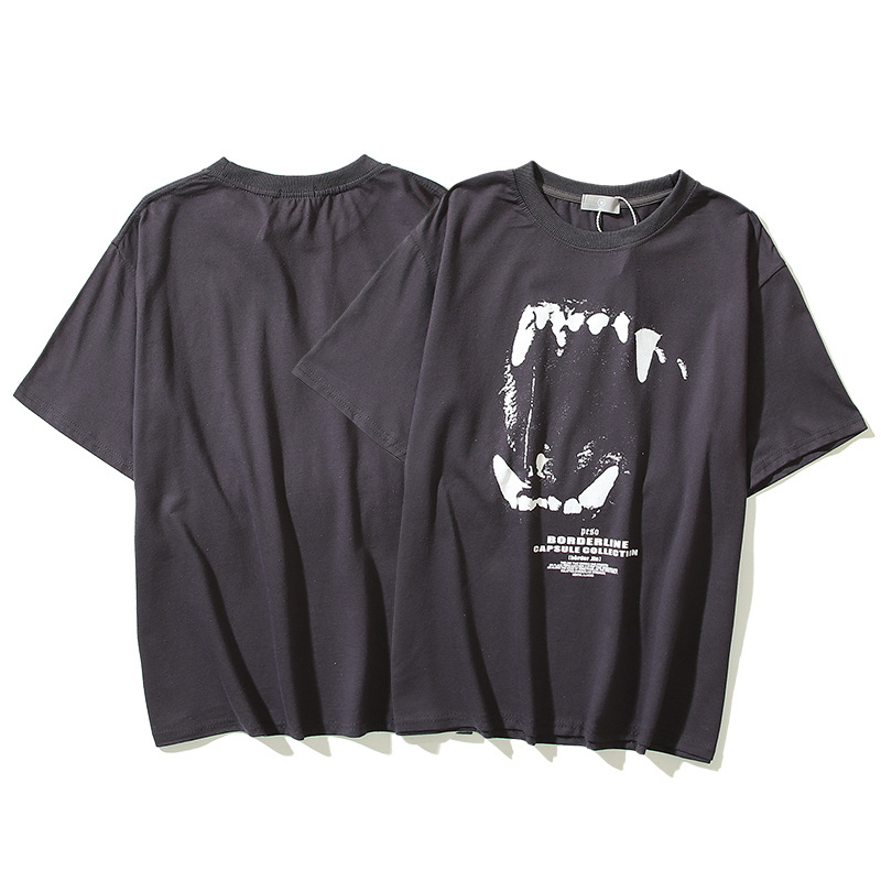 Retro Lettered Short Sleeve T-Shirt 9