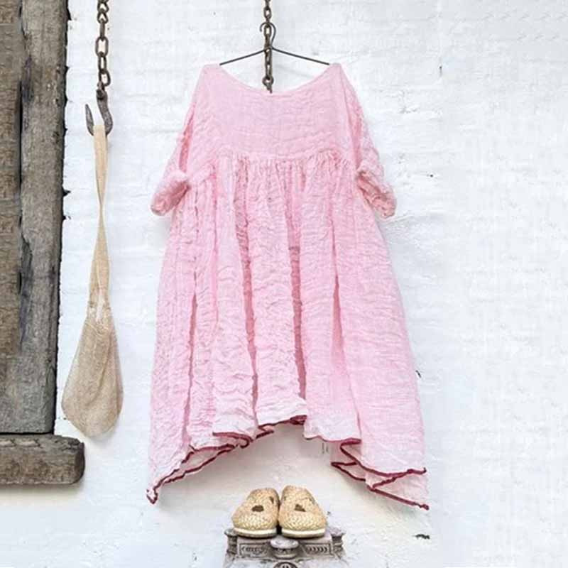 Summer Sleeveless Vest with Mid-Length Skirt