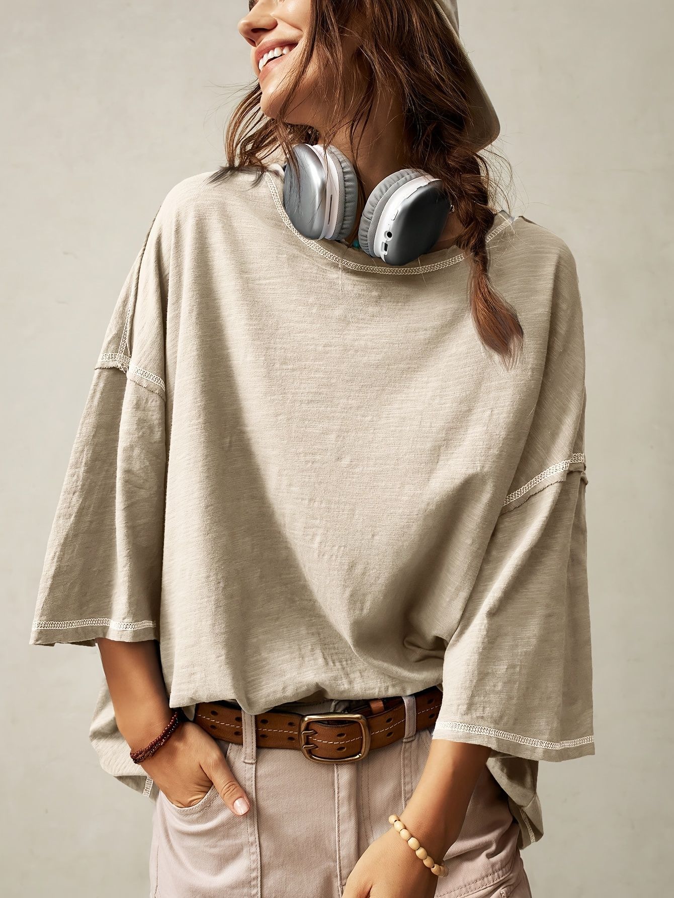 Women's Casual Crew Neck Pullover 8