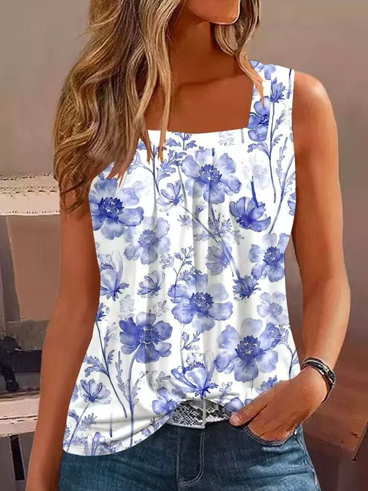Casual Off-Shoulder Sleeveless T-Shirt 6