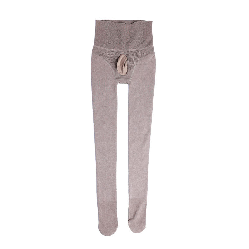 Men's Fleece-lined Thermal Pantyhose for Autumn and Winter 2