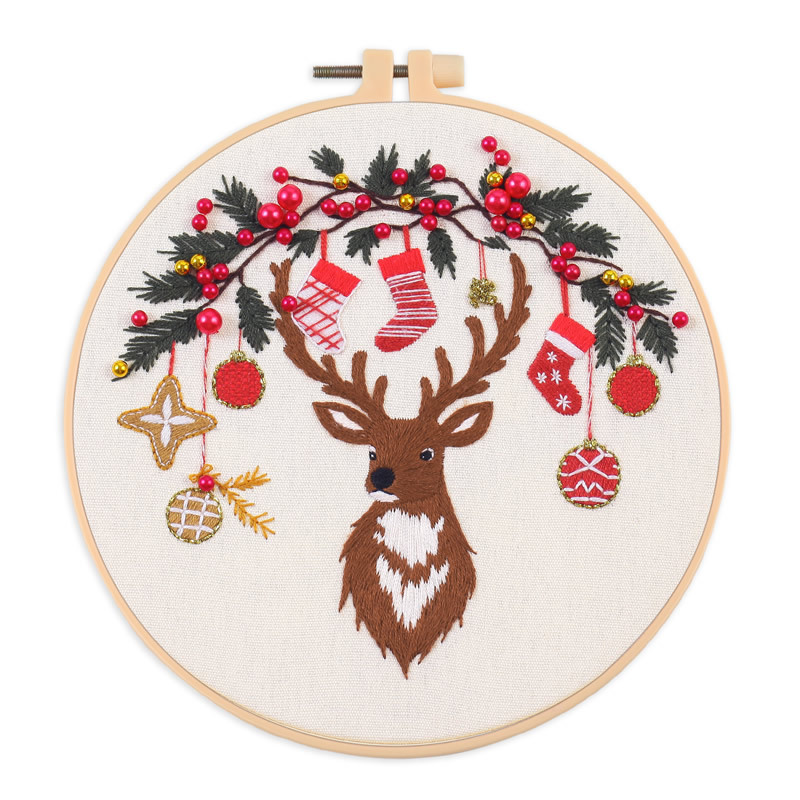 Embroidery Material Package Handmade Manufacturer Kit Beginner 9