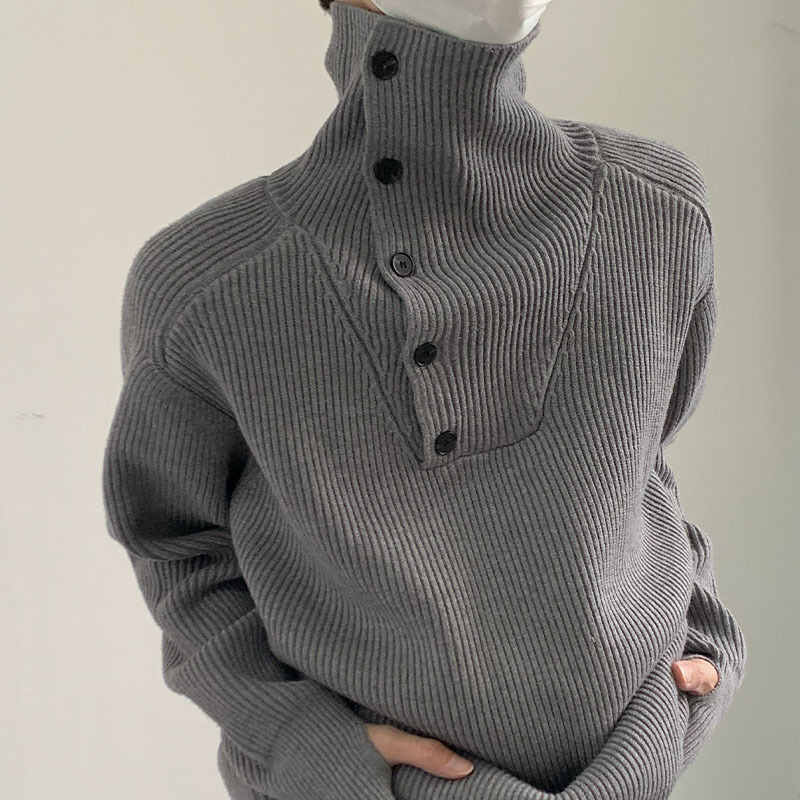 Men's Loose Casual Round-Neck Pullover