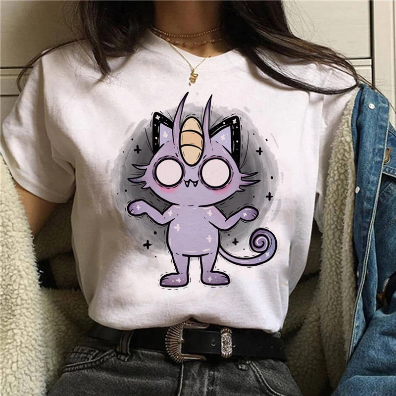 Cute Cartoon Printed Casual T-shirt 8