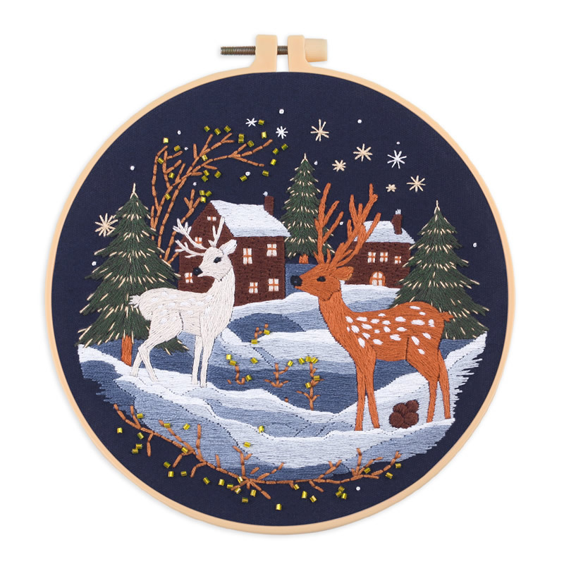 Embroidery Material Package Handmade Manufacturer Kit Beginner 5