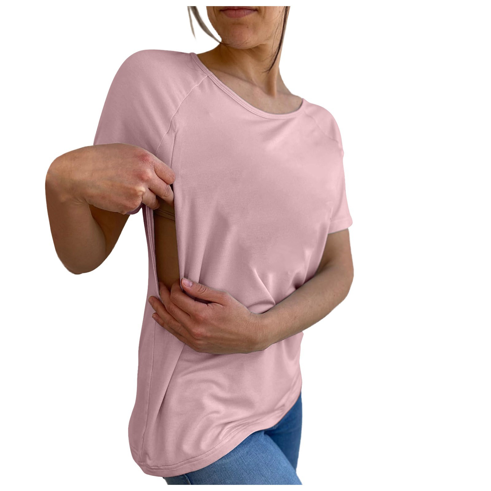 Women's Short Sleeve Maternity T-Shirt 3